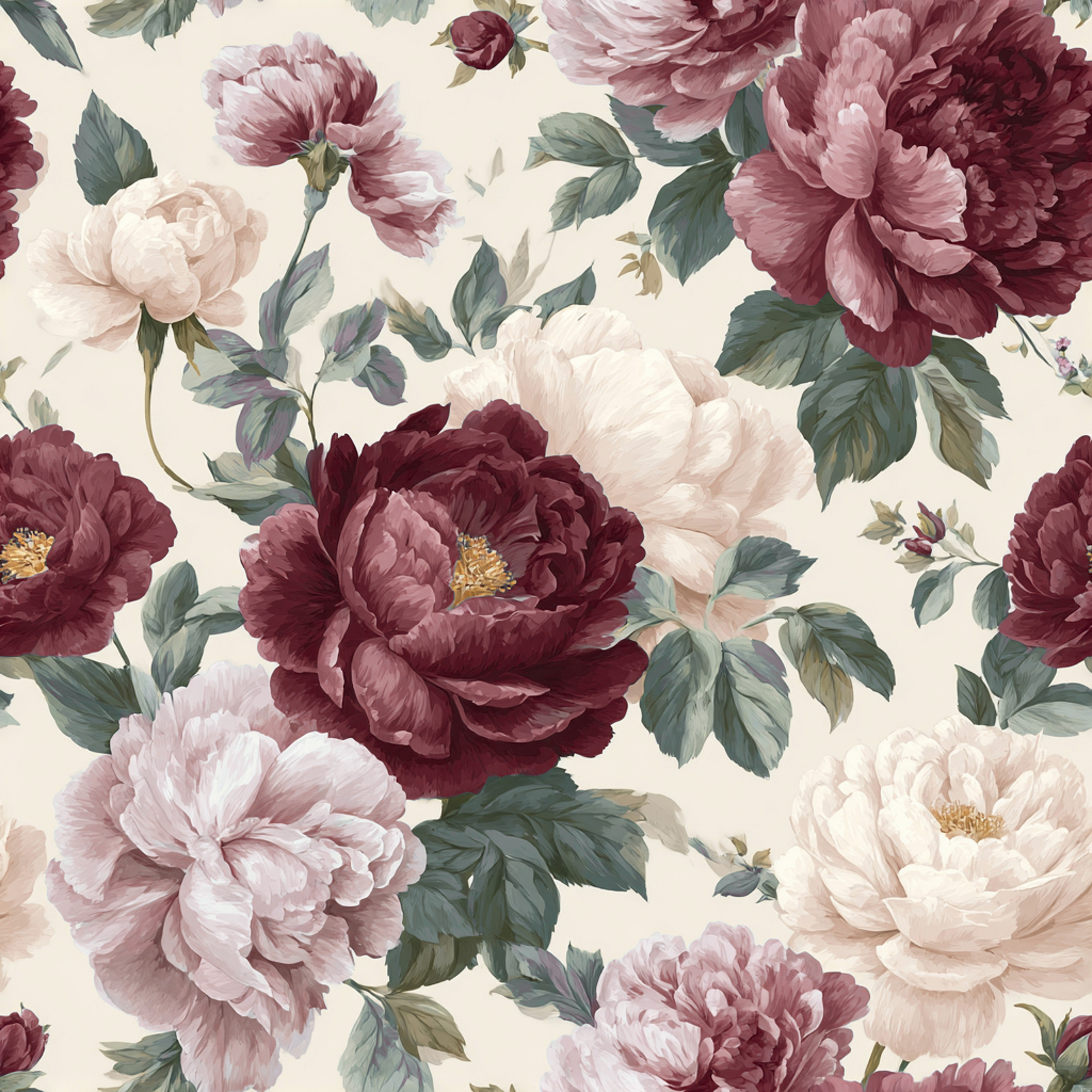 Decorative vintage floral pattern